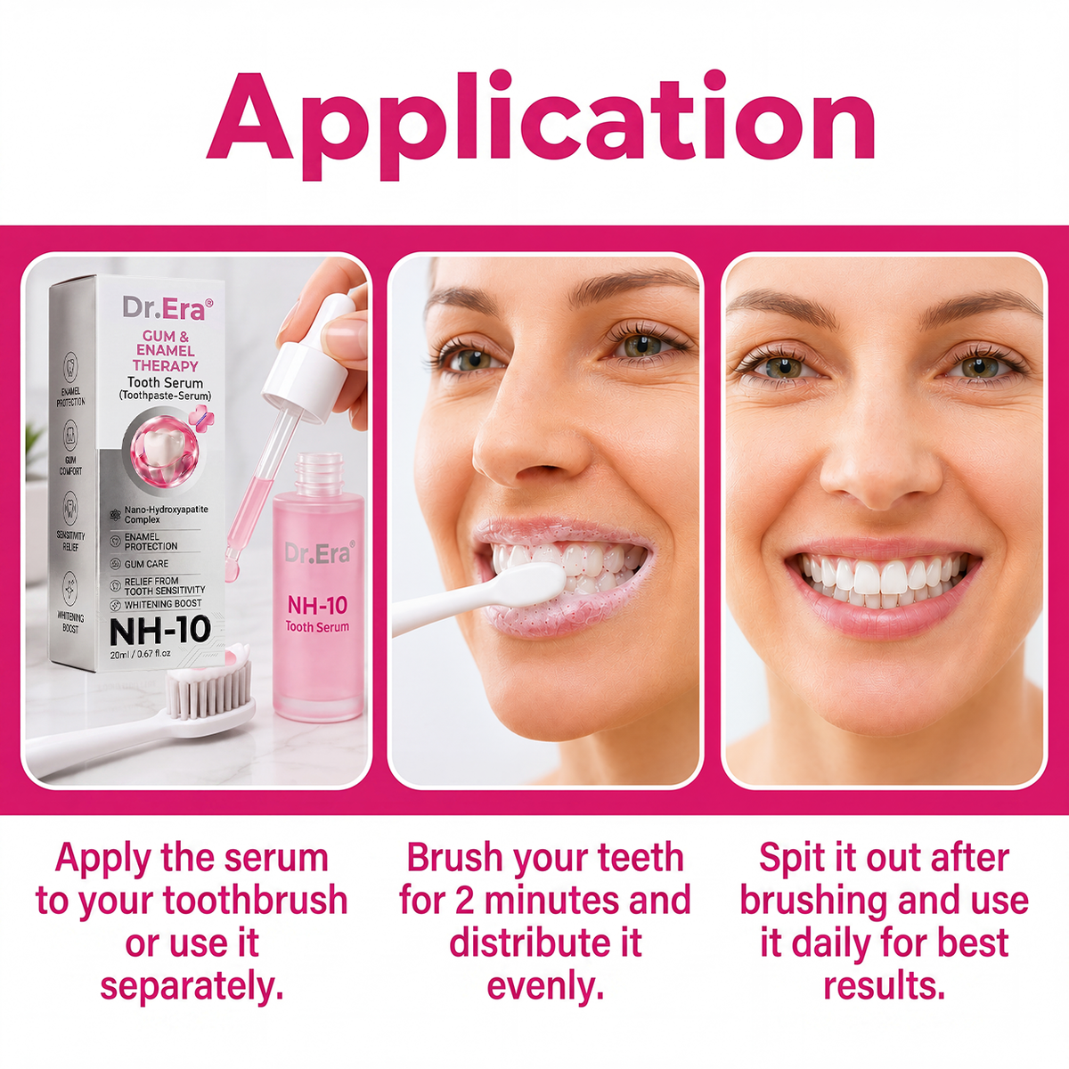 𝐃𝐫.𝐄𝐫𝐚® Thismile NH-10 Enamel & Gum Advanced Therapy Toothpaste Serum