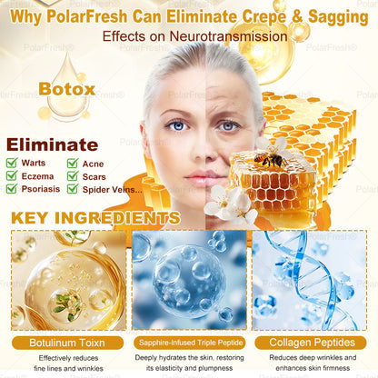 🎁 Shipped from CA | Clinically Proven: PolarFresh® Bee Venom Wrinkle-Firming Multi-purpose Cream with bee venom peptides, botulinum toxin, hyaluronic acid, and collagen💧. Targets wrinkles, fine lines, sagging, stretch marks, dark spots and more (Copy)
