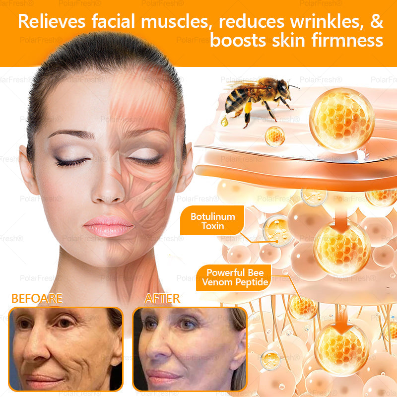 🎁 Shipped from CA | Clinically Proven: PolarFresh® Bee Venom Wrinkle-Firming Multi-purpose Cream with bee venom peptides, botulinum toxin, hyaluronic acid, and collagen💧. Targets wrinkles, fine lines, sagging, stretch marks, dark spots and more (Copy)